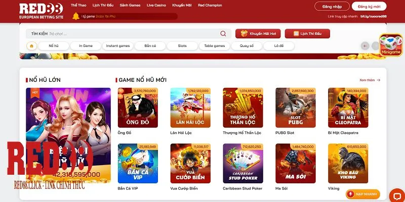 Hướng dẫn các bước đăng ký Red88 tham gia cược