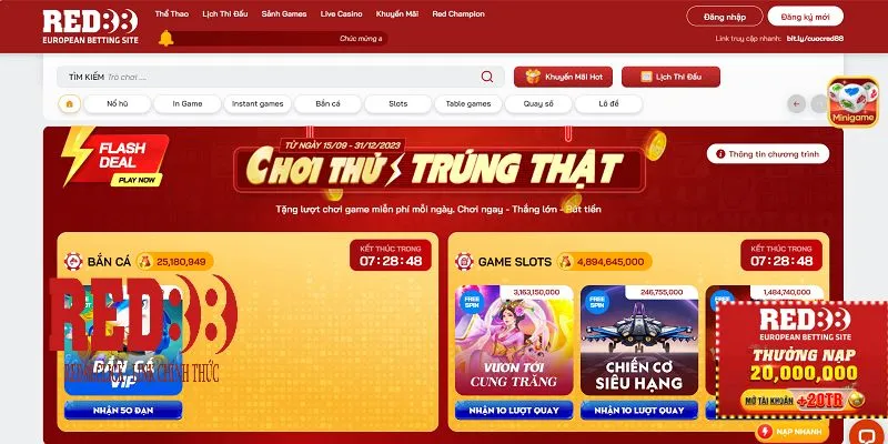 Khuyến mãi RED88 cực hot sau khi đăng ký 